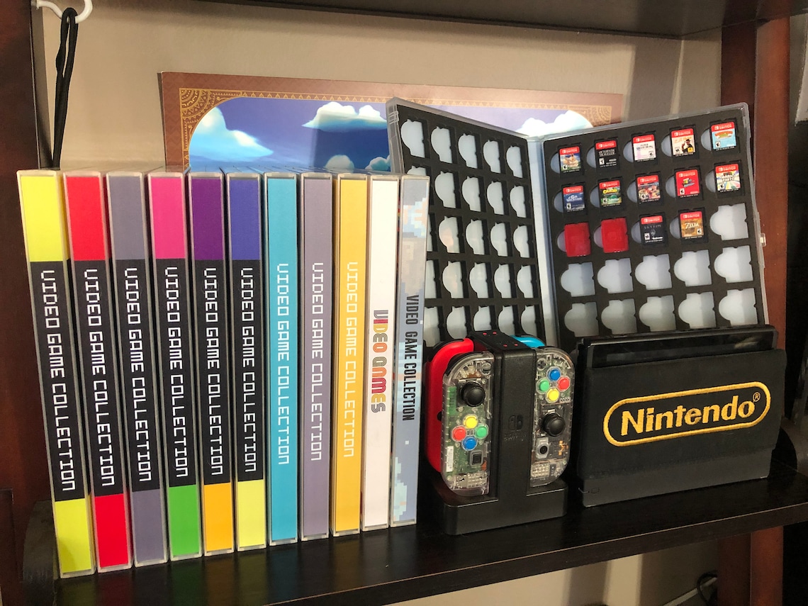 Nintendo Switch Cartridge Game Case Holds 60 Games Cartridges Etsy