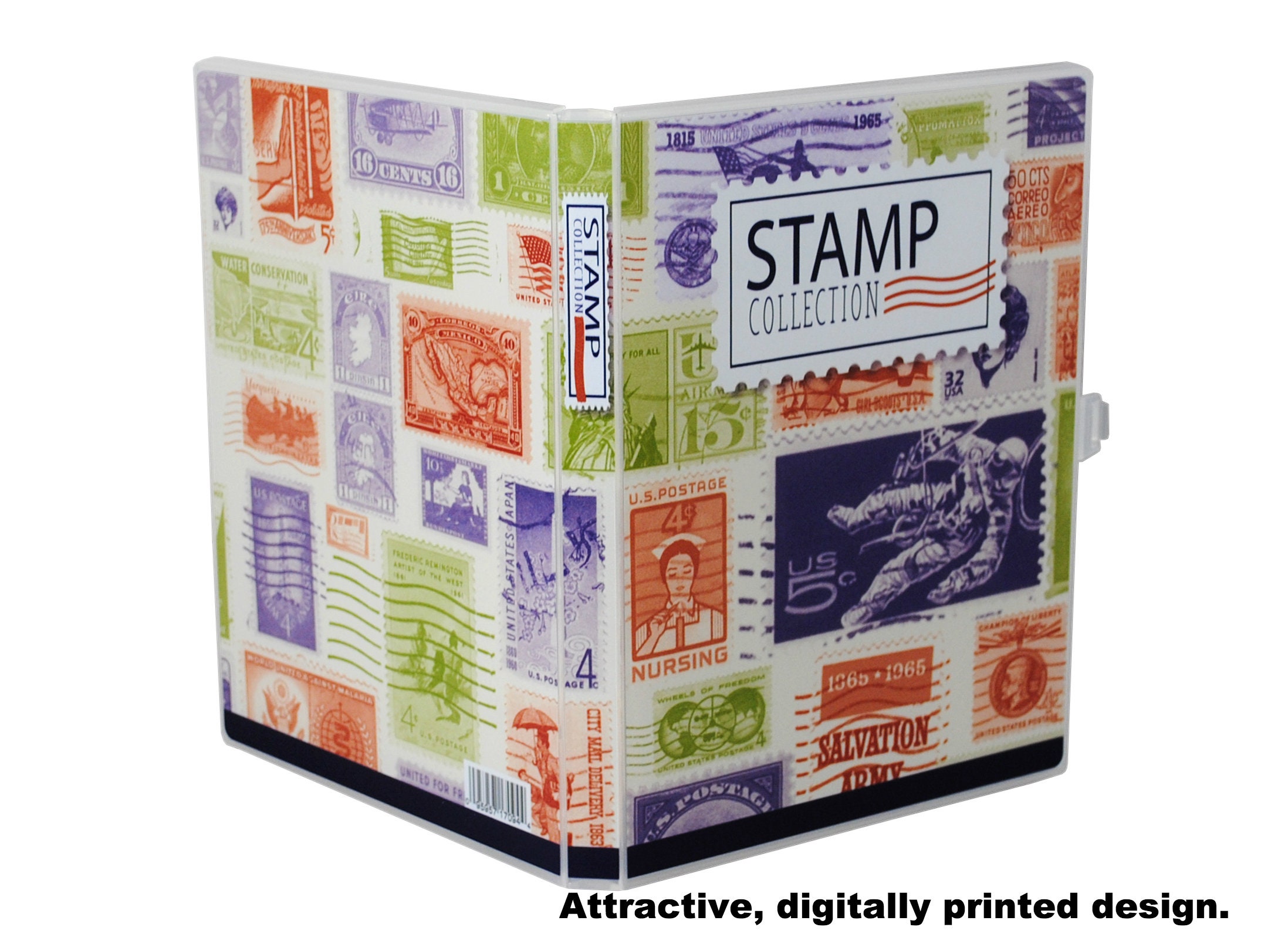 Mini Stamp Collection Kit/album Holds 150300 Stamps Etsy