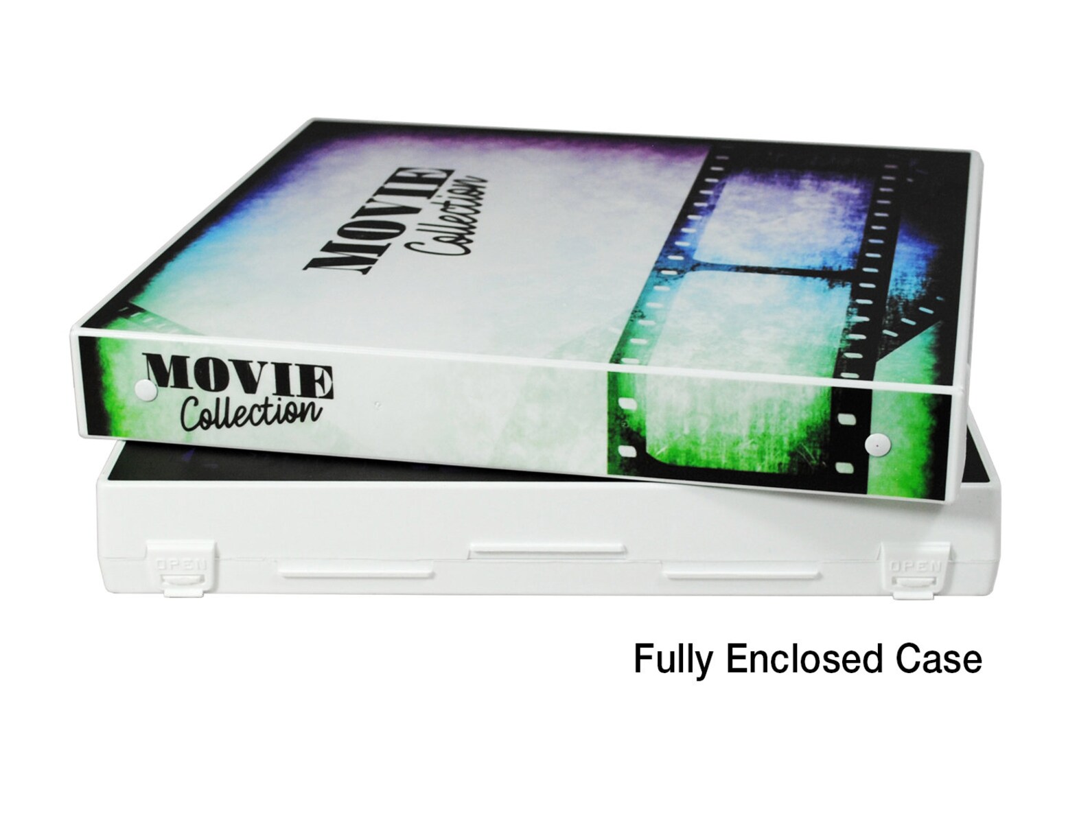 Bluray/dvd Movie Collection Storage Binder Holds 80 Movie Etsy