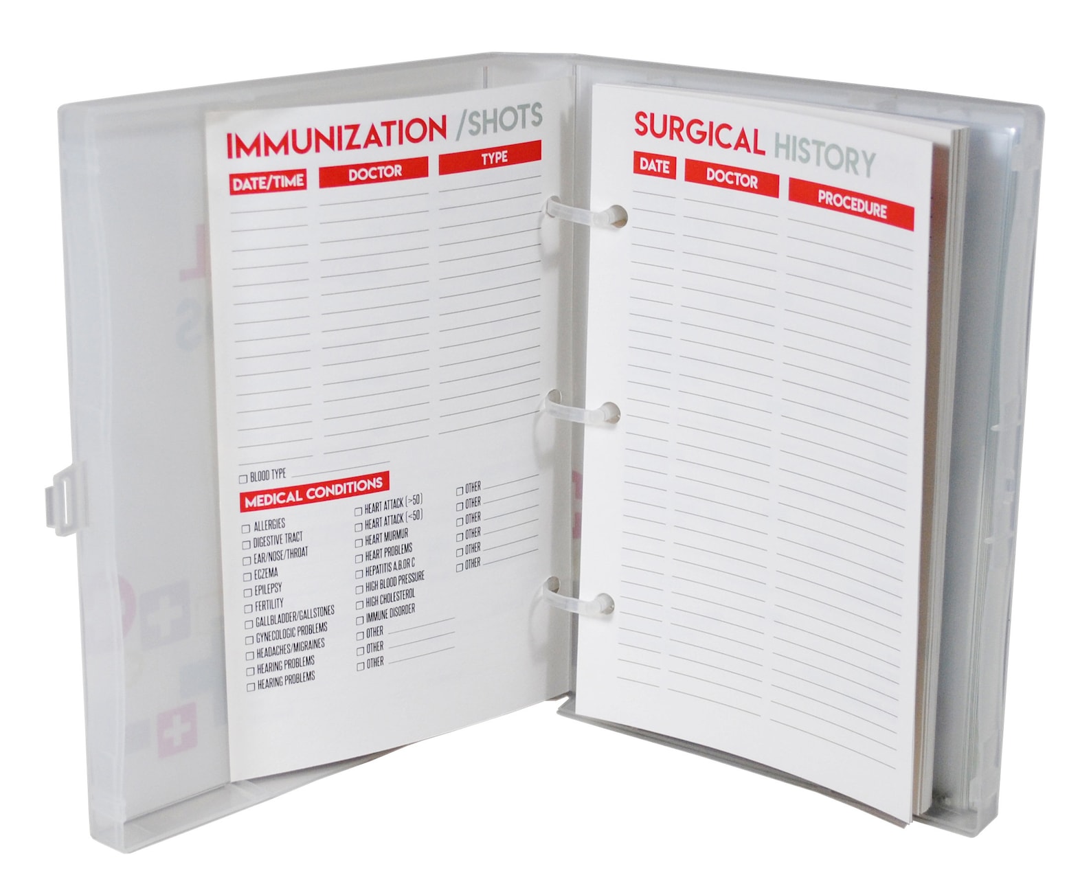 Family Medical Record Keeper Album 2 Etsy