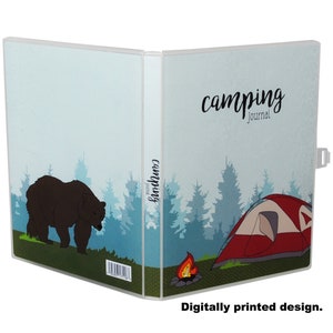 Mini Camping Planner and Scrapbook, 4 Trips, 20 Page Protectors Forest image 6