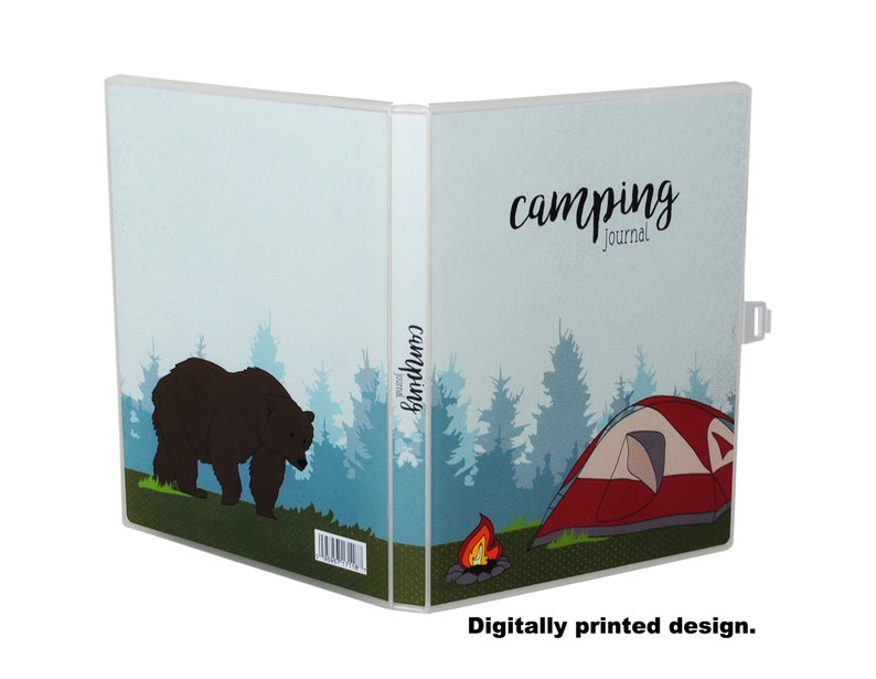 Mini Camping Planner and Scrapbook, 4 Trips, 20 Page Protectors Forest image 6