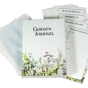 Garden Journal and Scrapbook, Store Seed Packs and Labels, Lists, Layouts and Logs