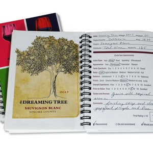 Wine Tasting and Label Collection Journal, Perfect Gift for Wine Lovers