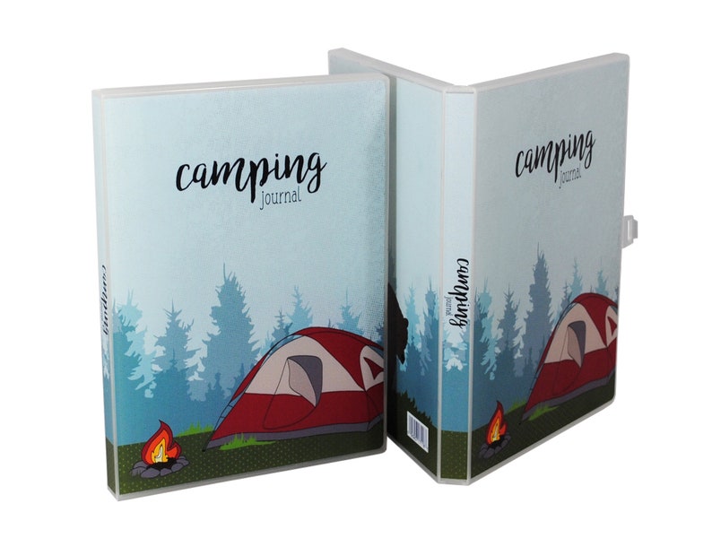 Mini Camping Planner and Scrapbook, 4 Trips, 20 Page Protectors Forest image 7