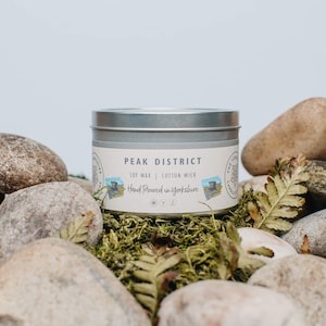 Peak District  | Scented Candle | Hand Poured in Yorkshire | Soy Wax | Vegan