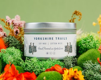 Yorkshire Trails  | Scented Candle | Hand Poured in Yorkshire | Soy Wax | Vegan