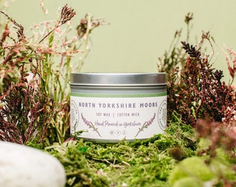 North Yorkshire Moors  | Scented Candle | Hand Poured in Yorkshire | Soy Wax | Vegan