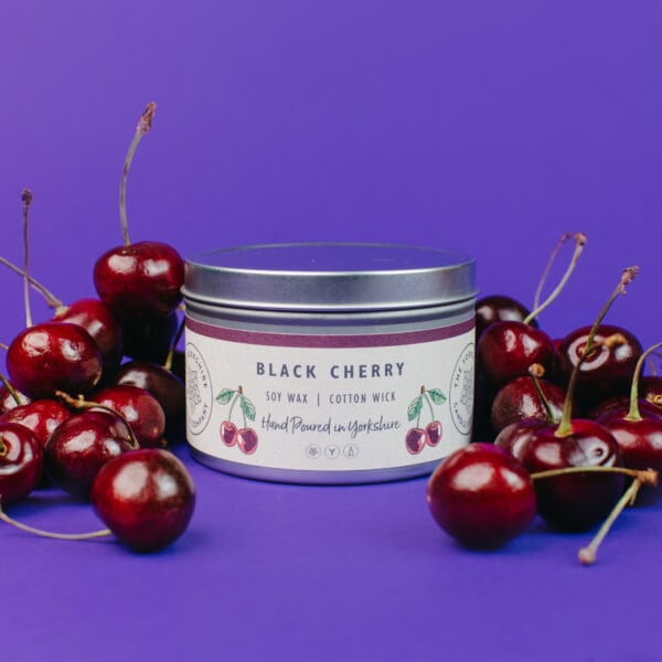 Black Cherry  | Scented Candle | Hand Poured in Yorkshire | Soy Wax | Vegan