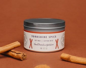 Yorkshire Spice | Scented Candle | Hand Poured in Yorkshire | Soy Wax | Vegan