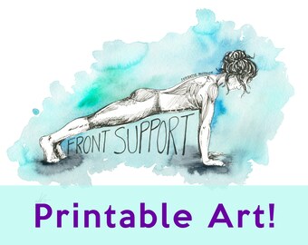 Pilates Printable Art, Pilates Digital Download, Pilates Exercise Art, Pilates Wall Art, Fitness Wall Art, Pilates Studio Decor