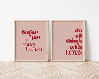 Valentine's Day decorations, valentines signs, galentine, do all things with love, love quotes, love artwork, valentine artwork