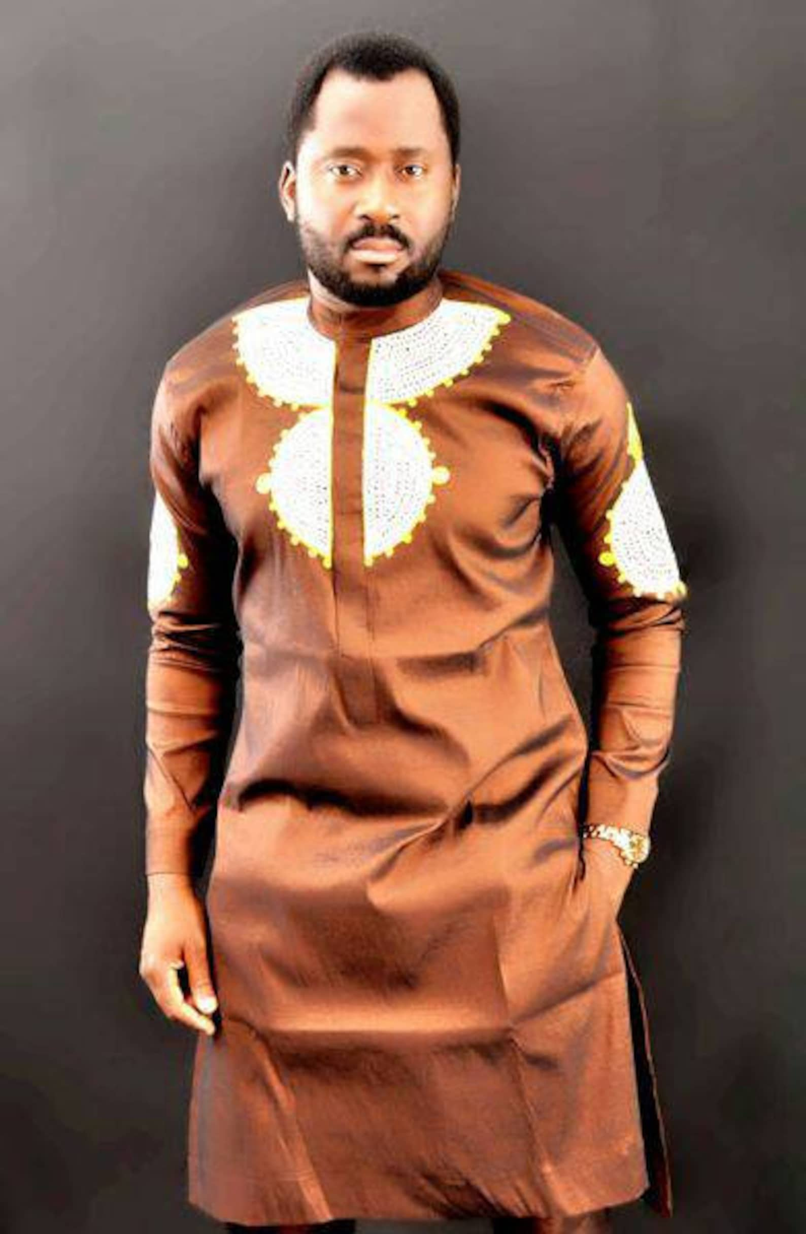 African Men S Clothing Dashiki Suit Bespoke Men S Etsy