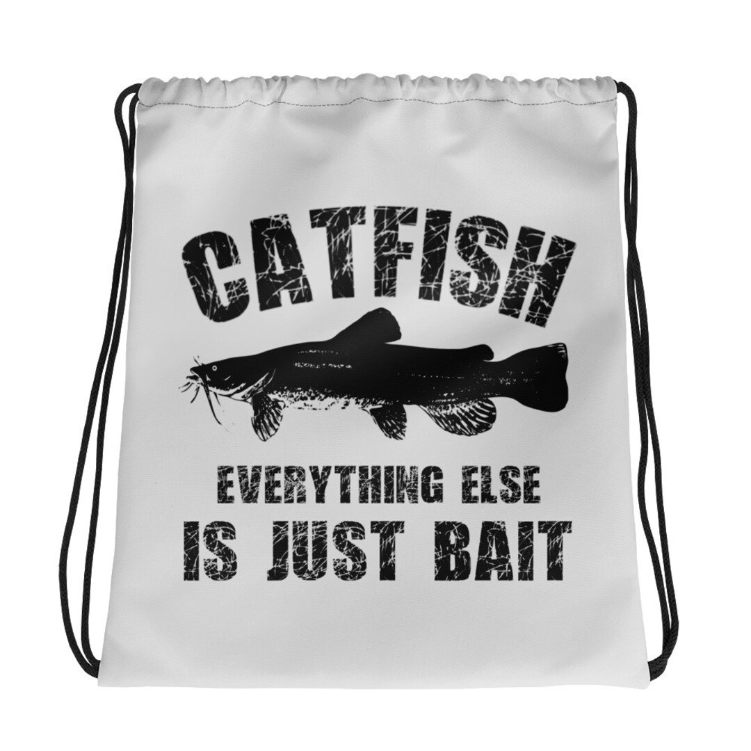 Catfish Funny Fishing Drawstring Bag Backpack -  Denmark