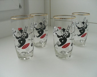 4x 60 verres porte-bonheur