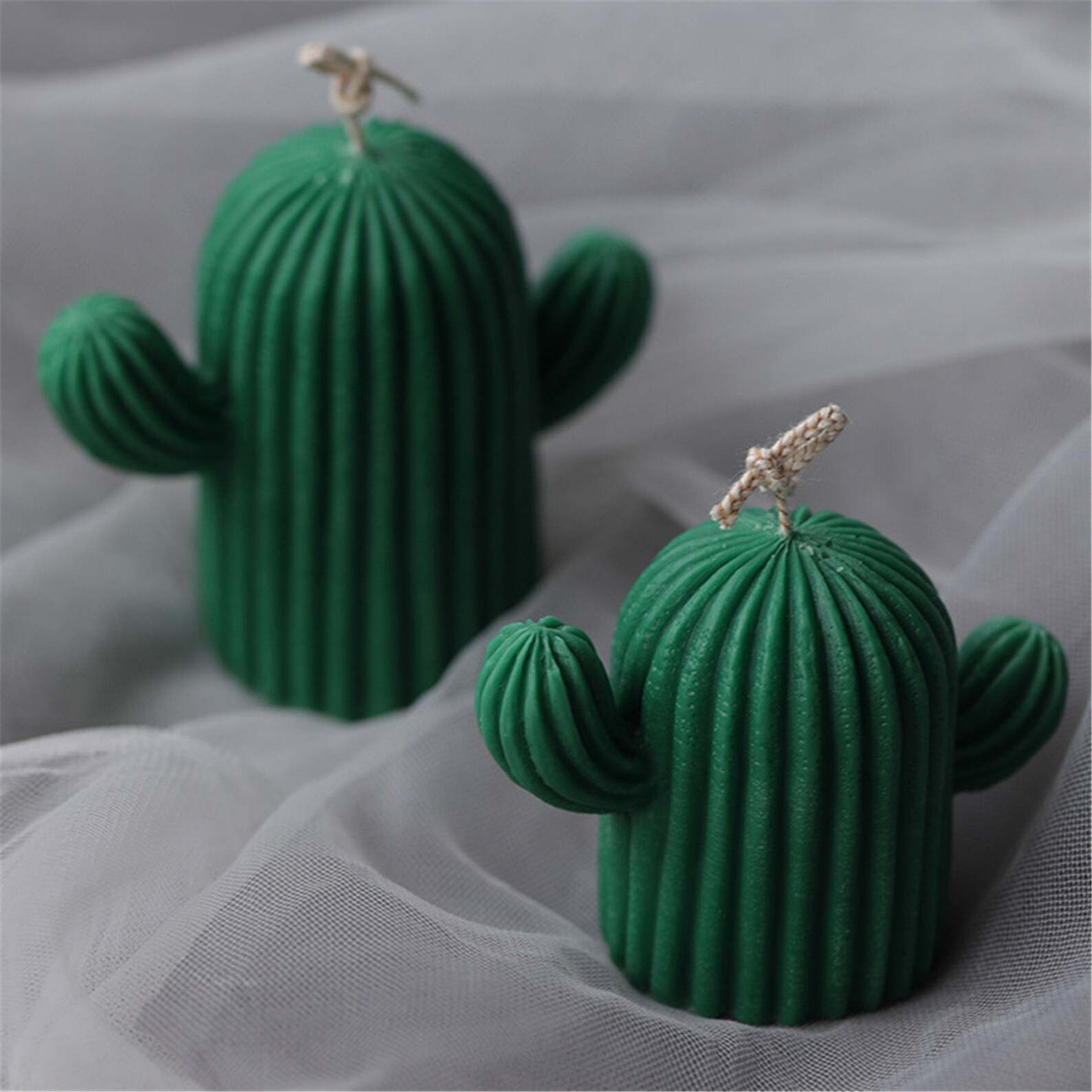 3D Cactus Candle Mold Silicone candle Mold 3D Succulent Etsy
