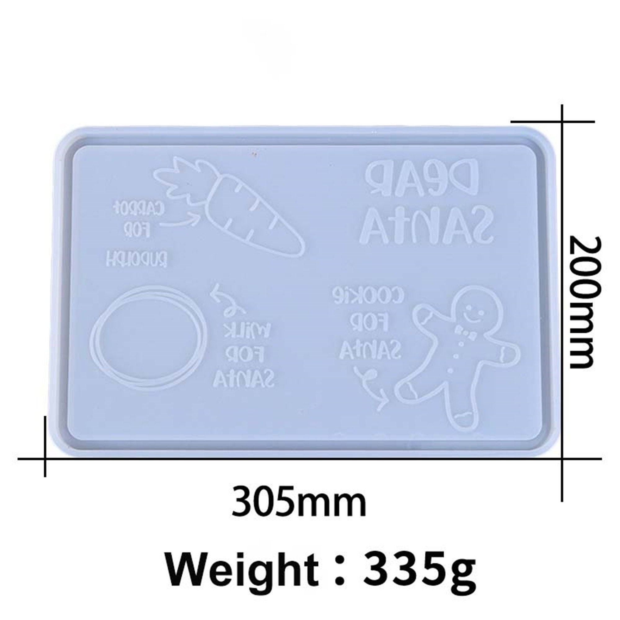 DIY Epoxy Form große rechteckige Teller Silikon Form Spiegel | Etsy