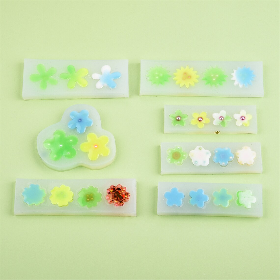 Beautiful Flower Silicone Mold Resin UV Epoxy Mold DIY Resin Etsy