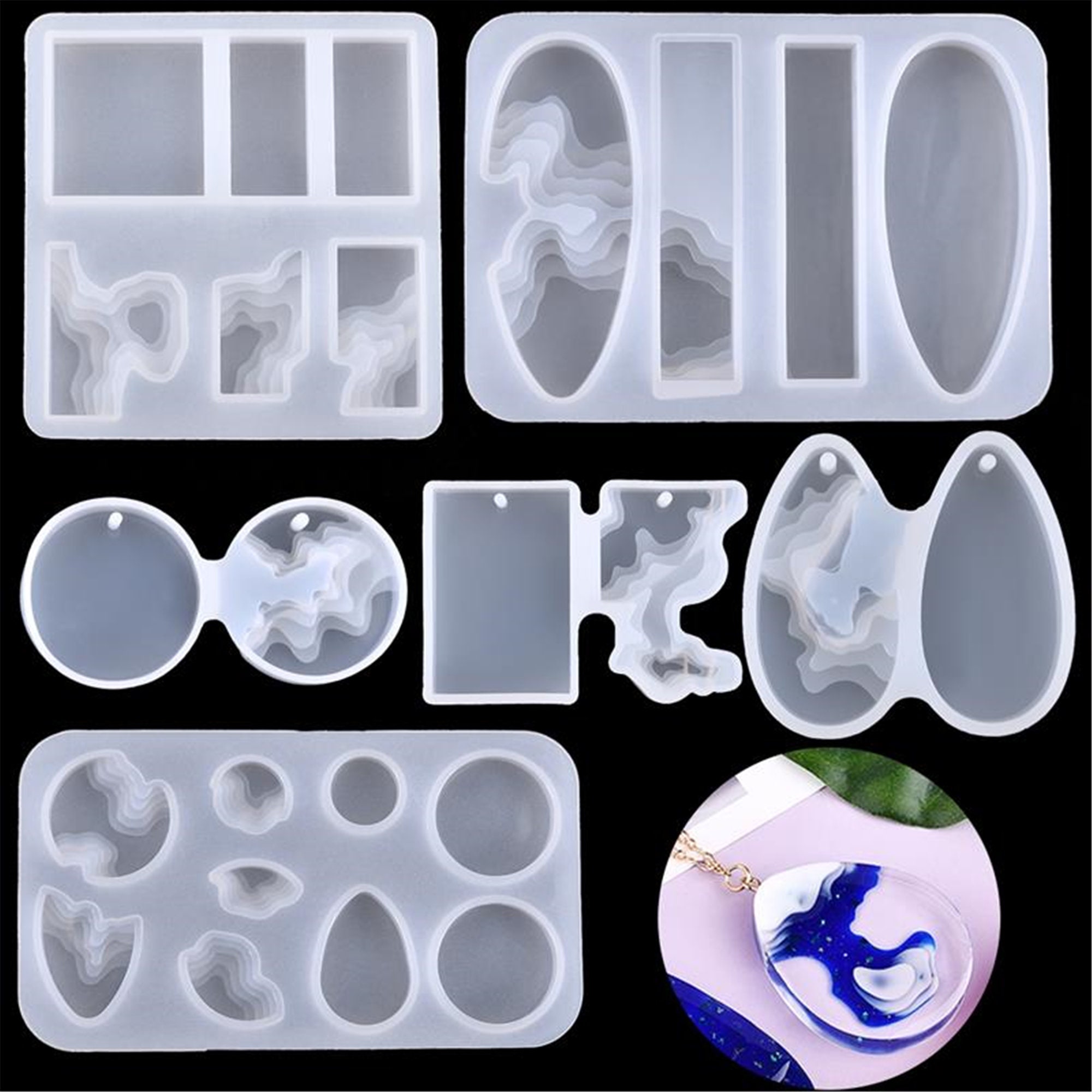 Pendant Resin Mold Jewelry Making Jewelry Tools Silicone Etsy