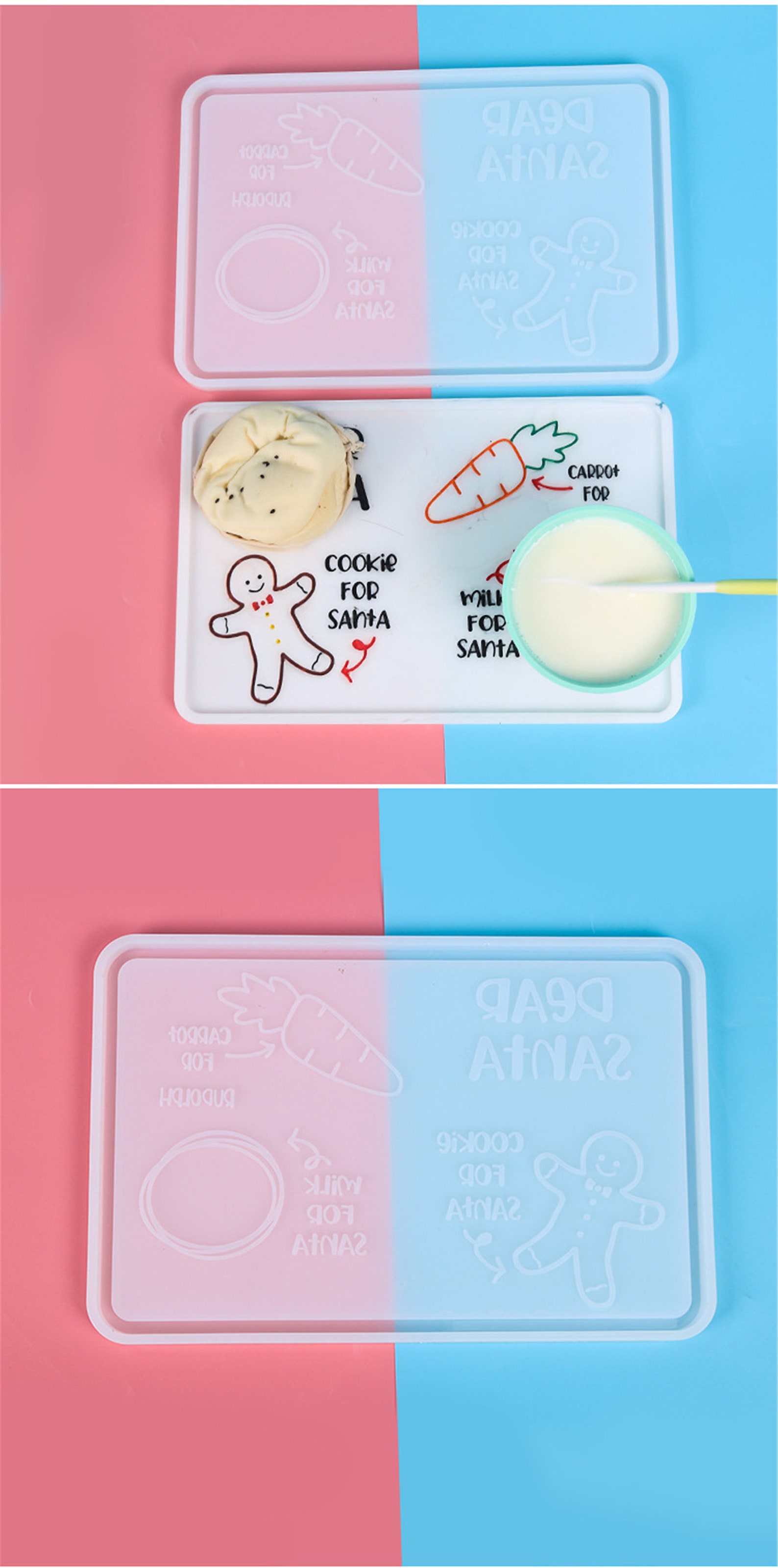 DIY Epoxy Form große rechteckige Teller Silikon Form Spiegel | Etsy