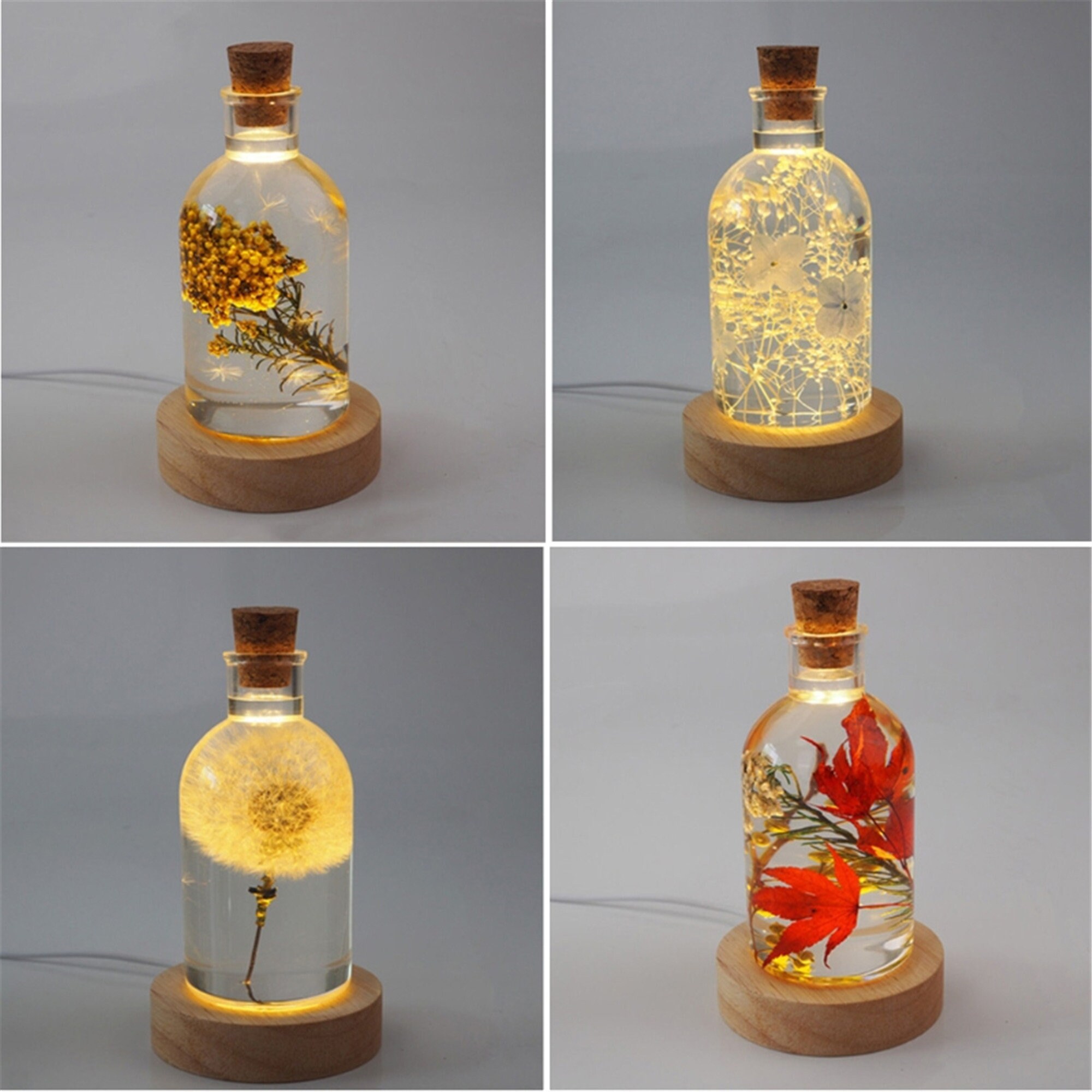 Bottle Home Decoration Resin Mold Silicone Mold Bottle Cord Etsy