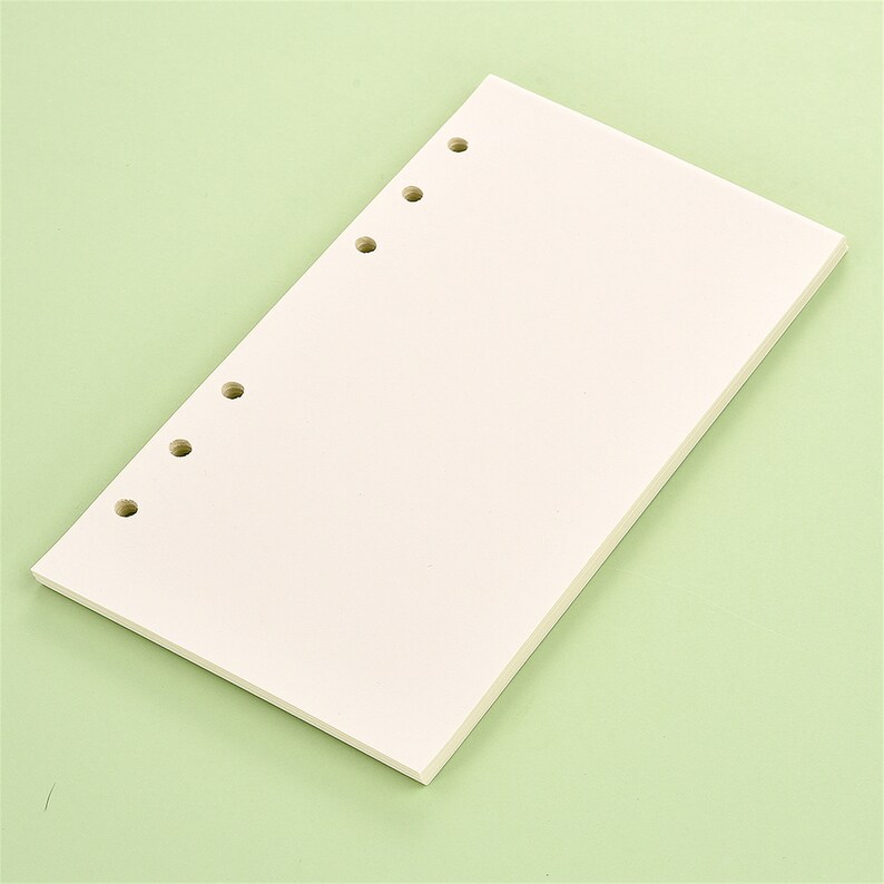 40 feuilles/pack A5 /A6/A7 Journal Refill Paper Doublé pour Etsy