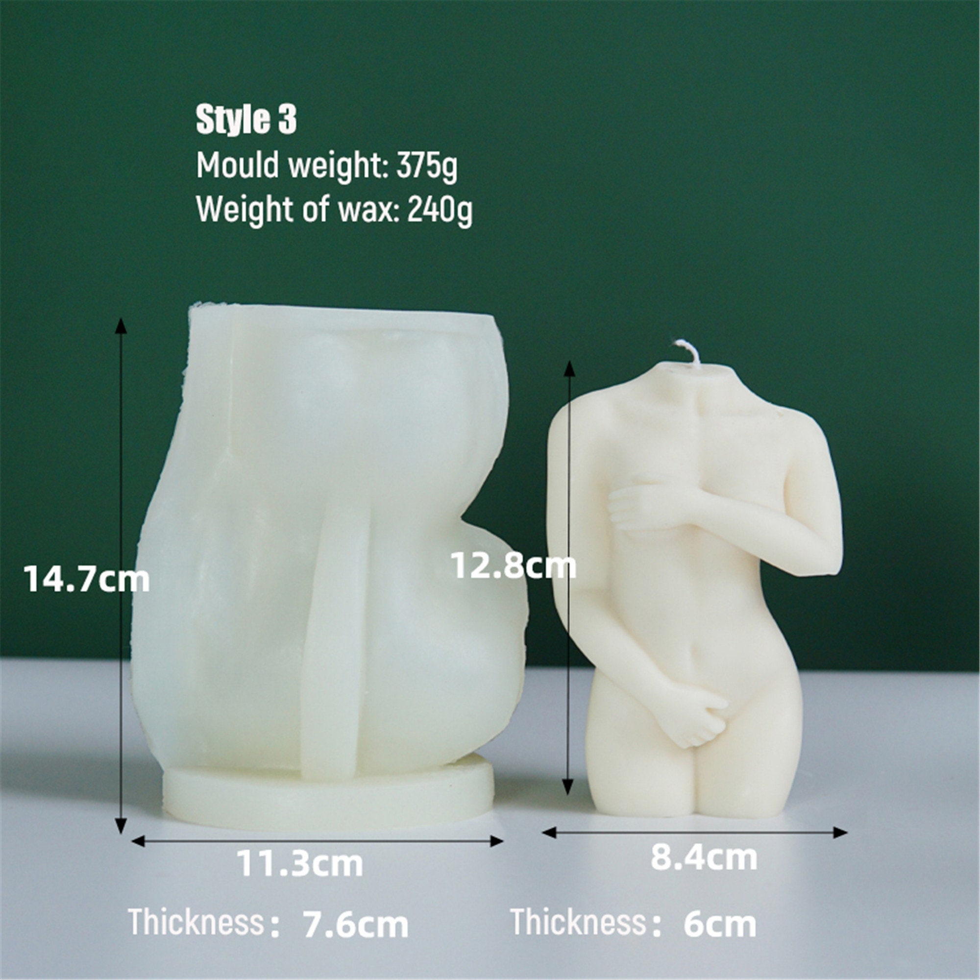 Female body candle mold sexy female body candle silicone mold Etsy