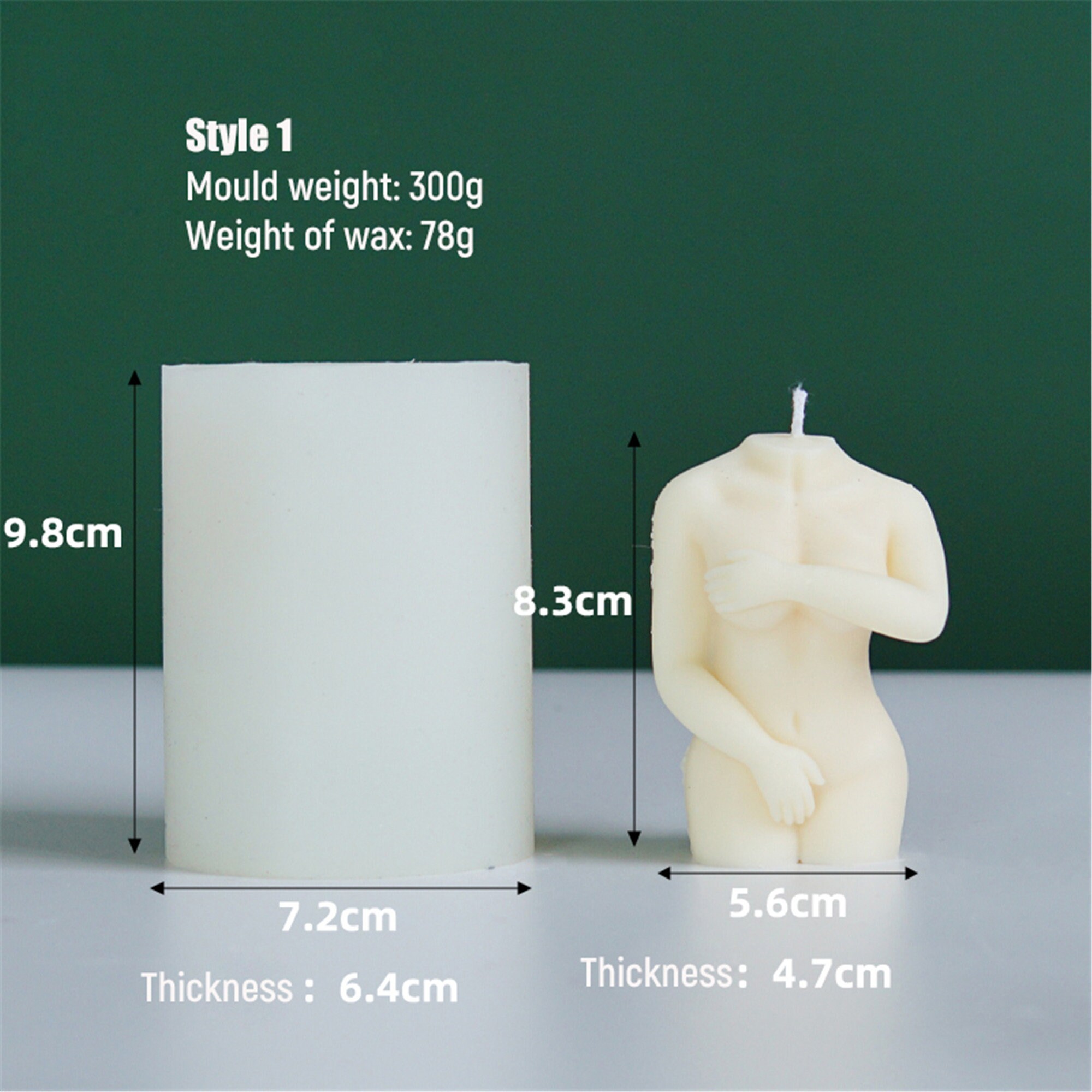 Female body candle mold sexy female body candle silicone mold Etsy