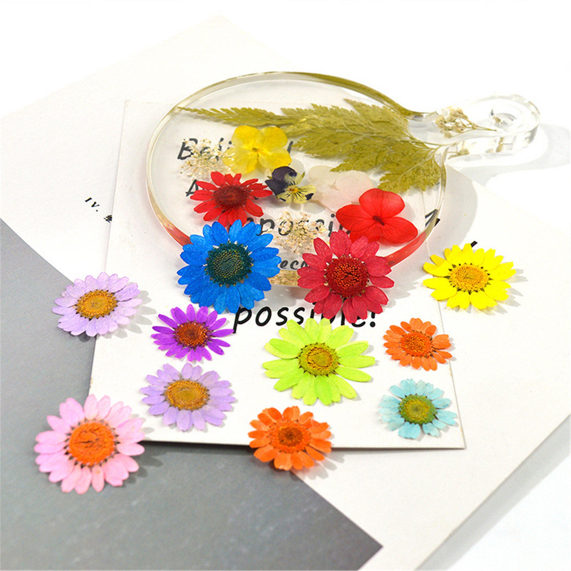 Dried Flowers Epoxy Resin Filling DIY Crystal Epoxy Making Etsy