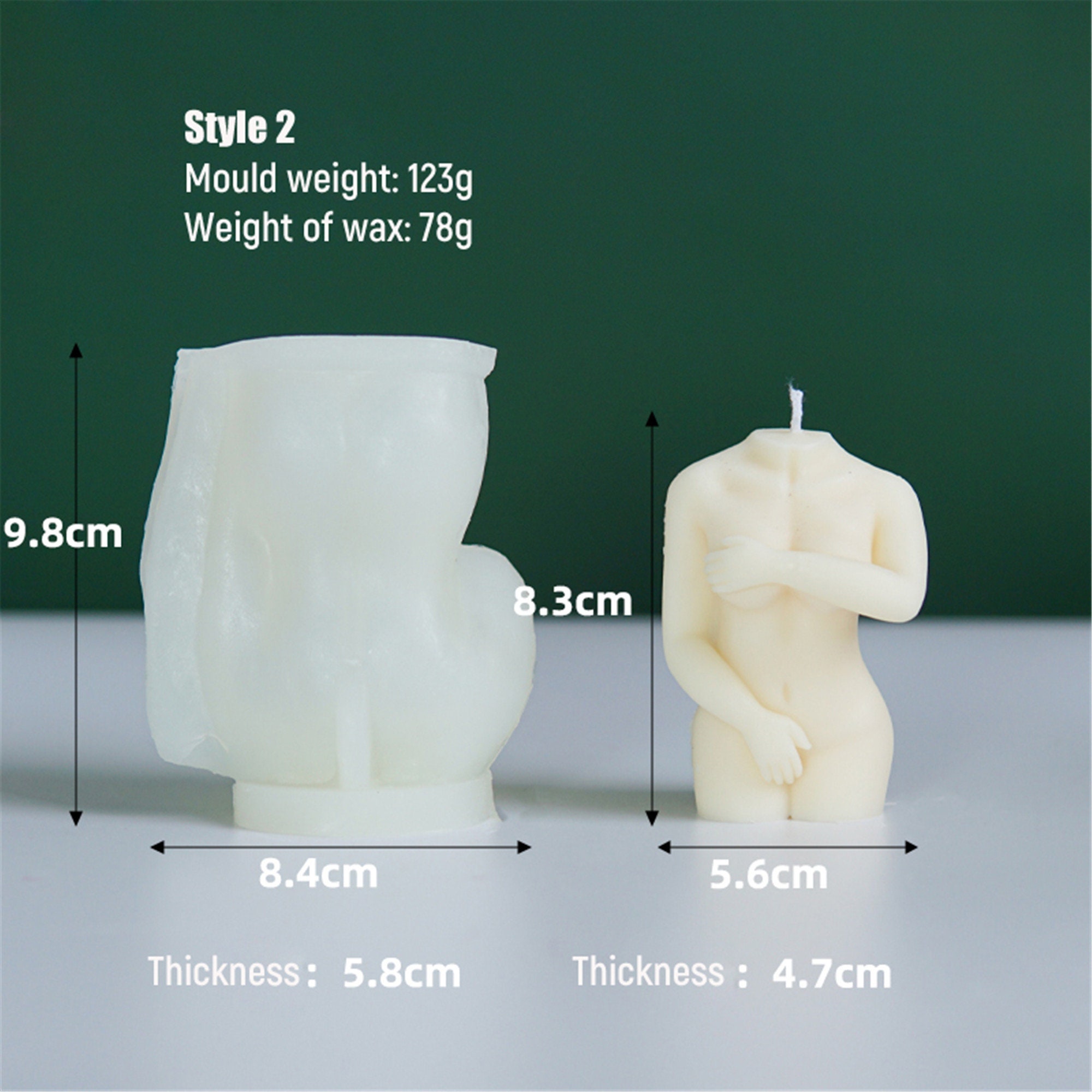 Female body candle mold sexy female body candle silicone mold Etsy