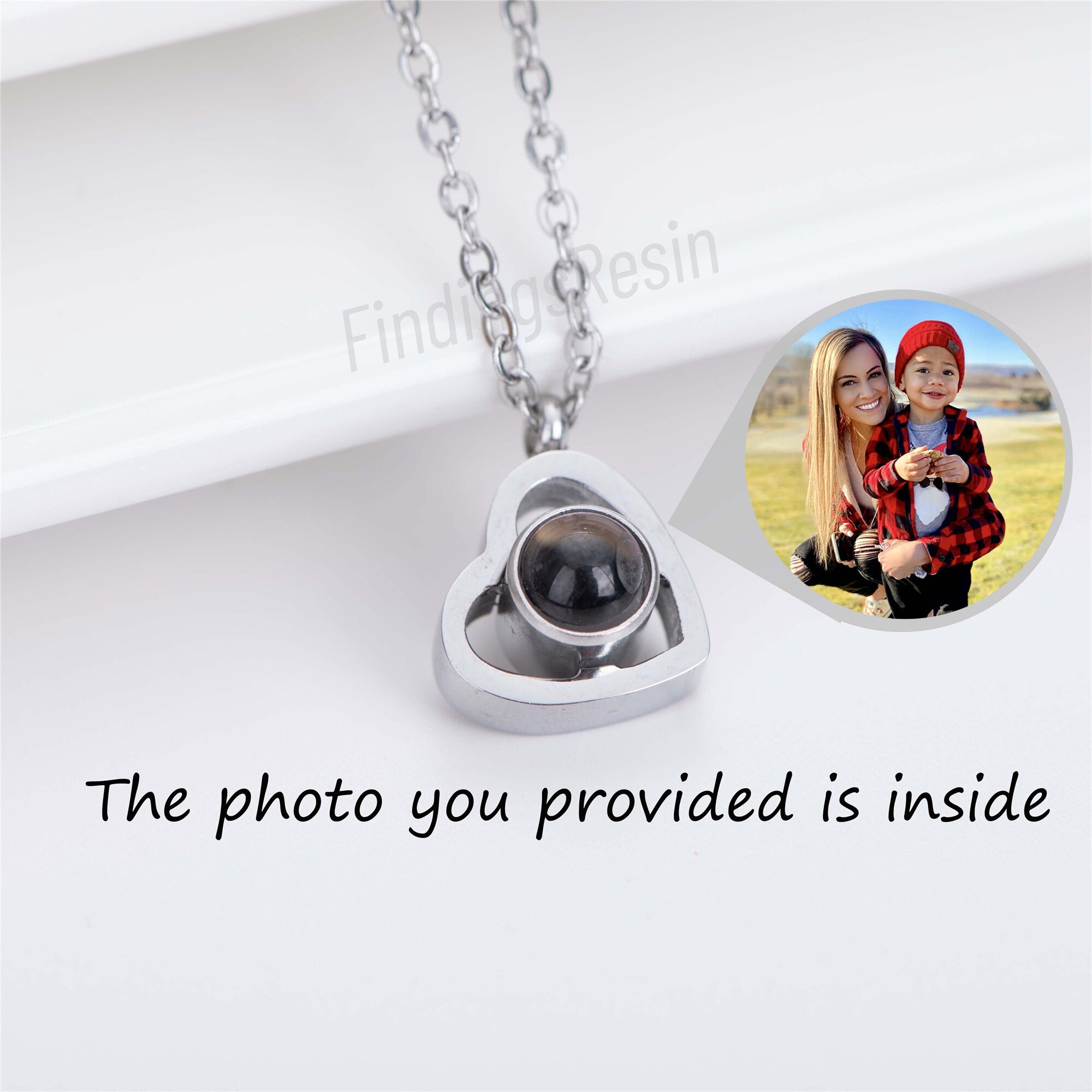 Custom Projection photo necklace,Custom Pet Photo Necklace,,projectio…