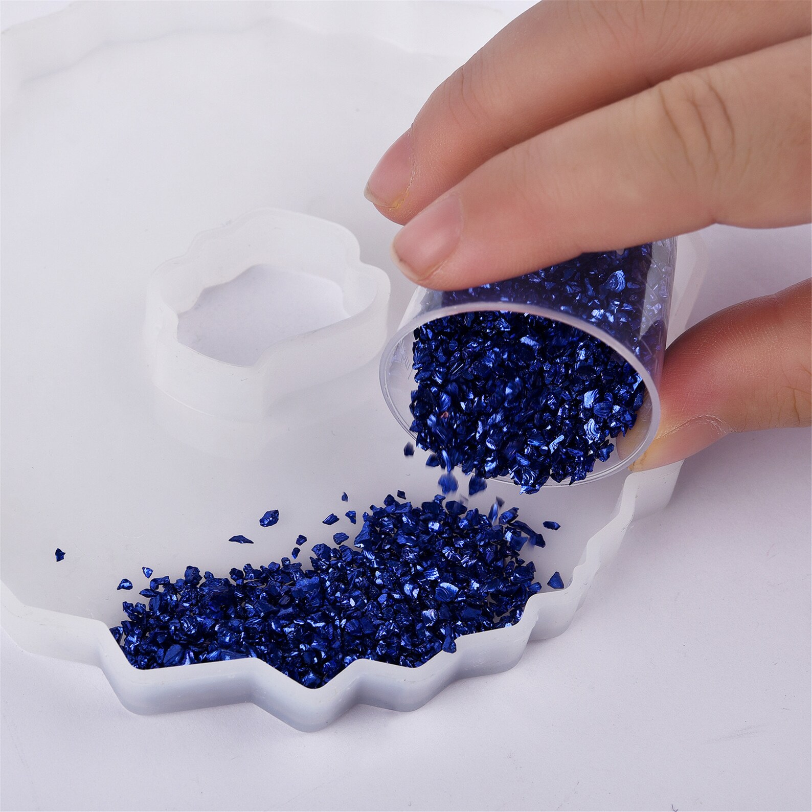 20colors 50g Mixing Crushed Glass Filler DIY Epoxy Resin Etsy