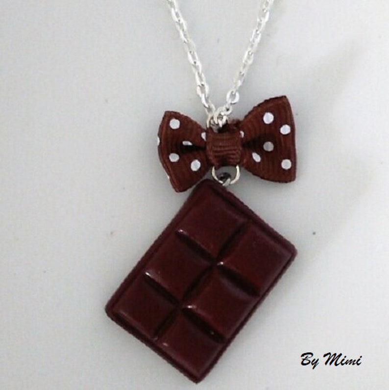 Chocolate bar necklace