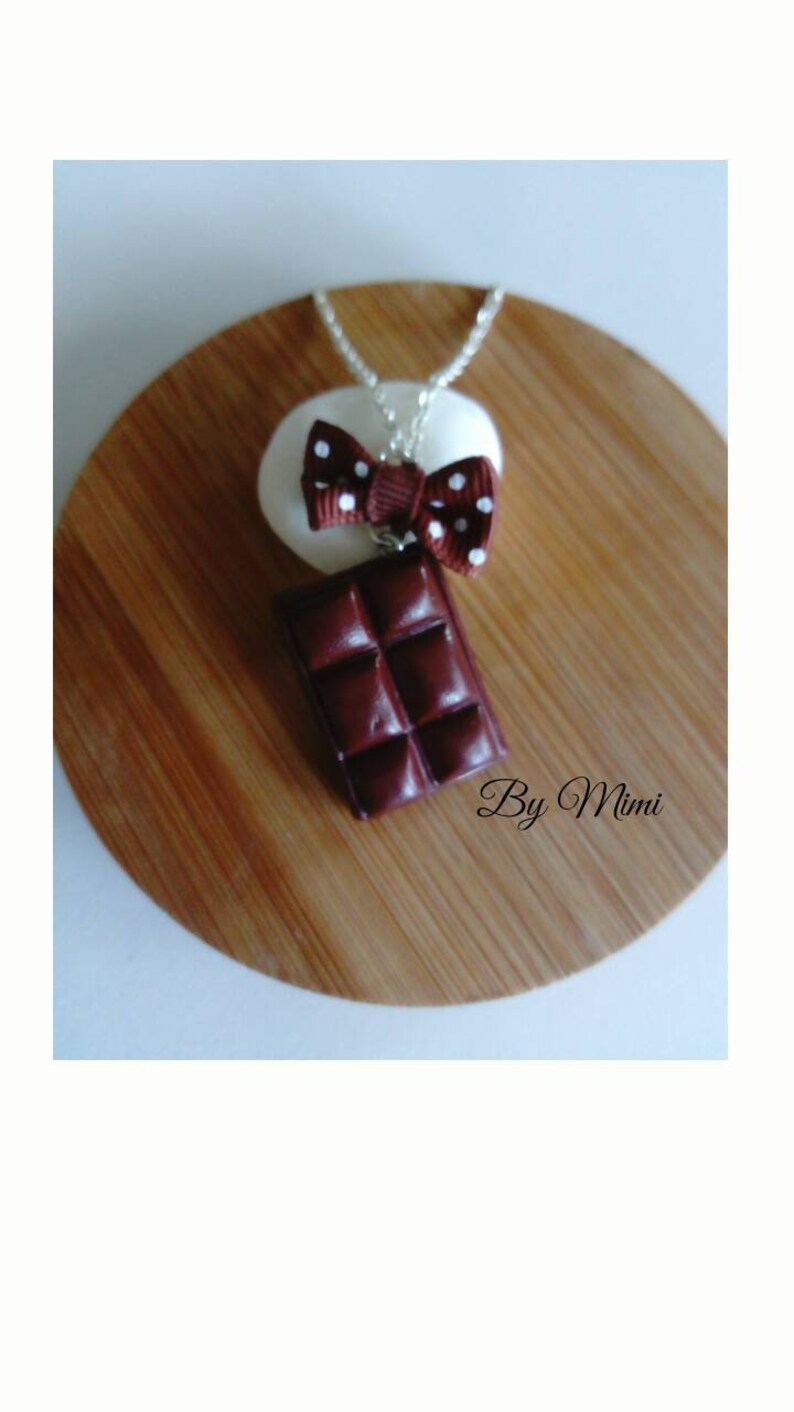 Chocolate bar necklace