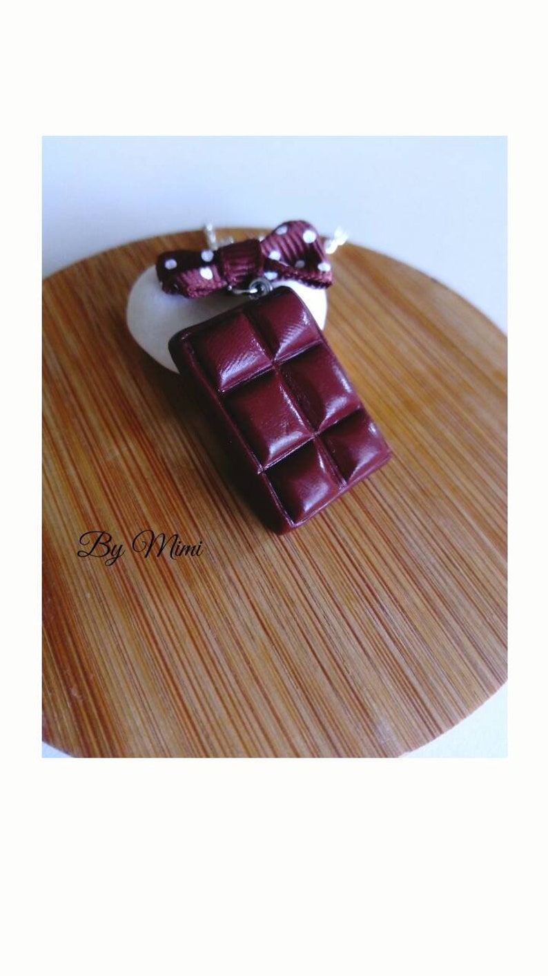 Chocolate bar necklace