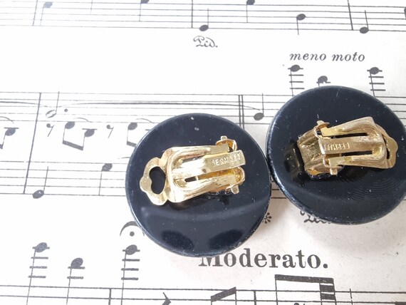 Boucles D'oreilles Clips Vintage Jacky De G - Style Années 80-90 - Doré - Occasion