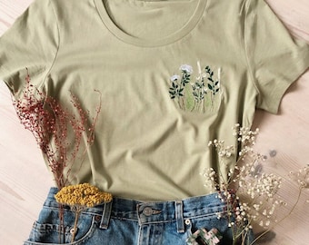 Wildflower Shirt salbeifarbend