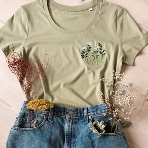 Wildflower Shirt salbeifarbend