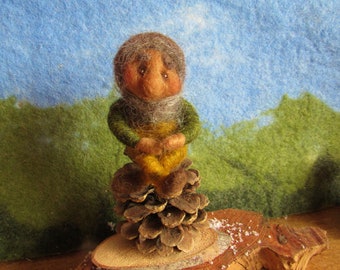 Waldorf felted gnome, elf, fairy, Montessori, seasons,