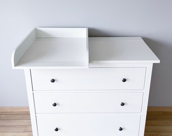 Wickelaufsatz for Ikea Hemnes 108x96 LINKS | 50x70 cm Liegefläche