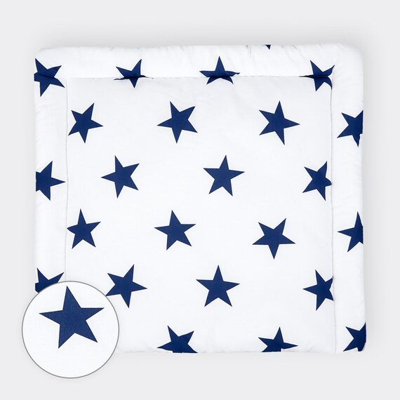Changing Mat Large Navy Blue Stars 75cm X 70cm Etsy