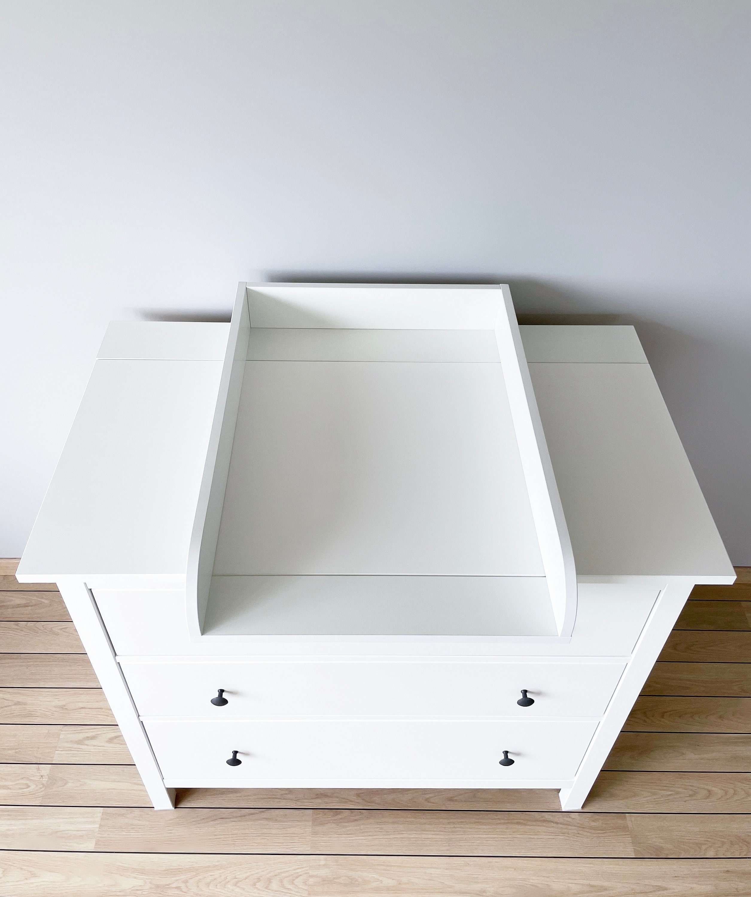はなさま専用1 White changing table topper for dresser – handmade & custom made