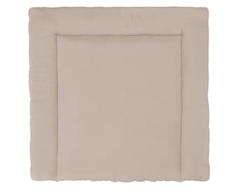 mini Fifia Kinder Baby Wickelauflage Musselin beige/hellbraun 60x70 (BxT), 75x70 (BxT), 78x78 (BxT), 85x75 (BxT)