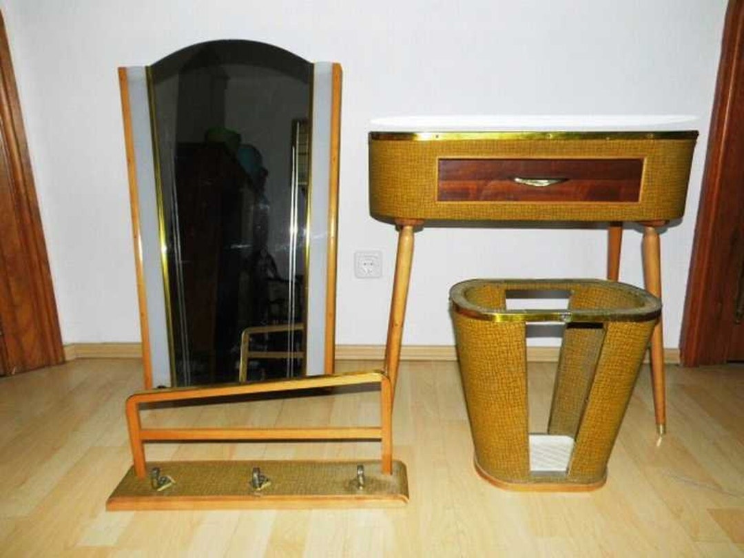 Complete Wardrobe Wall Wardrobe 50s Wall Mirror Wardrobe - Etsy