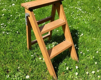 small wooden ladder trestle ladder folding ladder