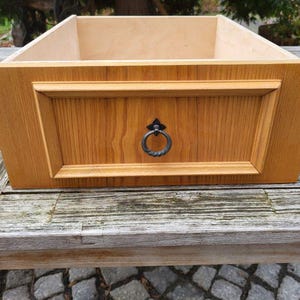 Drawer from a living room cupboard, very stable, drawer, wooden drawer