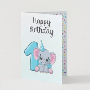 First Birthday Card