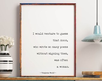Items Similar To The Moment Quote Virginia Woolf Quote