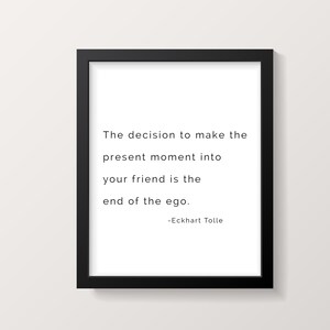 Eckhart Tolle Zitat Print Anerkennung Der Guten Die Sie Etsy