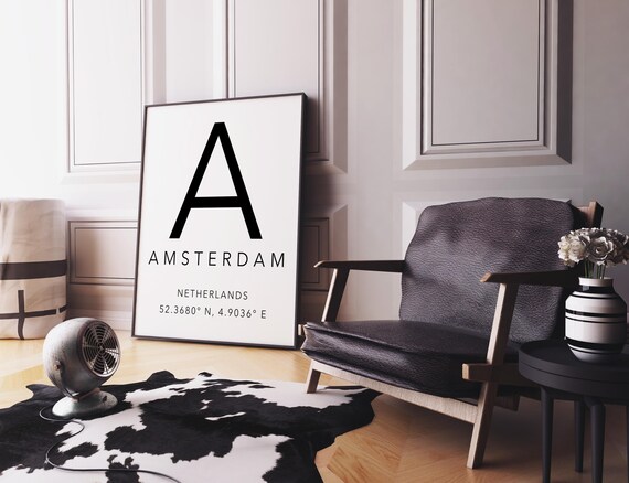 Amsterdam Coordinates Print Latitude Longitude Travel Poster Singapore Amsterdam Coordinates Print Latitude, Longitude Miami Outdoor Furniture